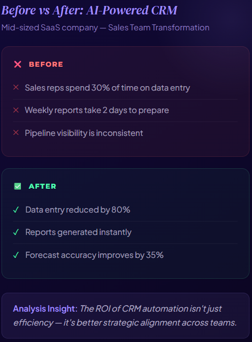 CRM Automation: Turn Data Entry into Instant Reports with AI